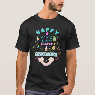 T-shirt Gnomies mignonnes Joyeux OEufs de Pâques Chasse En