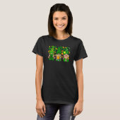 T-shirt Gnomies St Patrick's Day Gnome Shamrock Leprechaun (Devant entier)