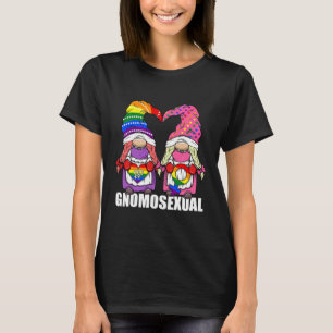 T-shirt Gnomosexuel Lgbtq Gnome Lesbian Love