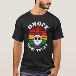 T-shirt Gnope Garden Gnome Scandinave Cute Gnome