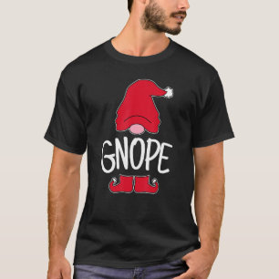T-shirt Gnope Tomte Garden Gnome Scandinave Suède Nope