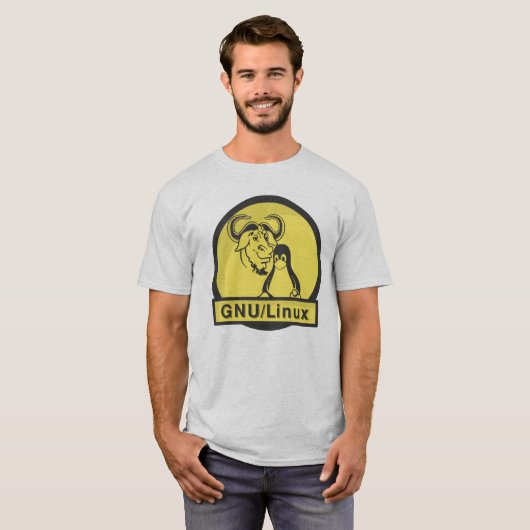 T-shirt GNU/Linux (Devant entier)
