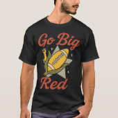 T-shirt Go Big Red (Devant)