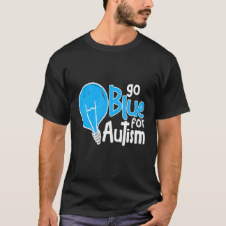 T-shirt Go Blue For Autism Autism Awareness