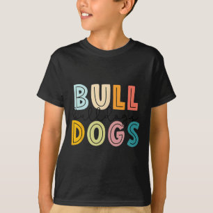 T-shirt Go Bulldog Football School Spirit Team Mascot Game