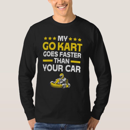 T-shirt Go Cart Racer Go Kart (Devant)