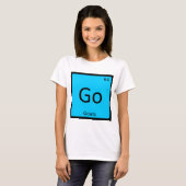T-shirt Go - Chimie des chèvres Élément de tableau périodi (Devant entier)