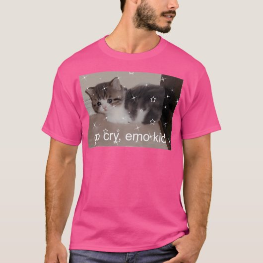 T-shirt Go Cry Emo Kid (Devant)
