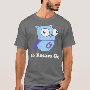 T-shirt Go Emacs Go Black