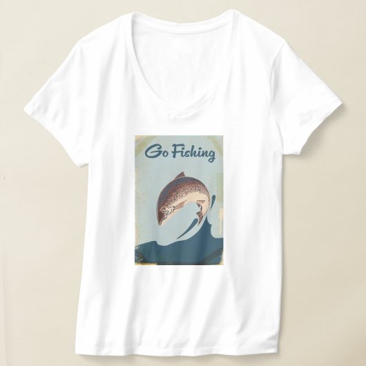 T-shirt Go Fishing (Poser)
