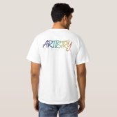 T-shirt "Go Forth" Graffiti Pop Art Tee (Dos entier)