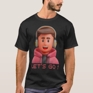 T-shirt Go Gamer Jeux Vidéo Jeux 1