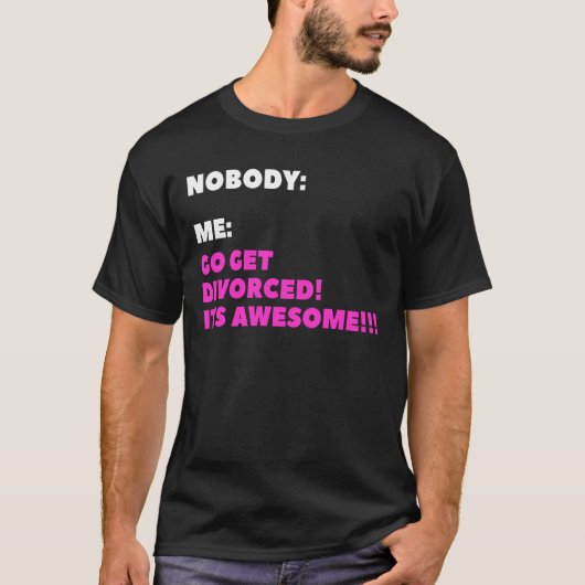 T-shirt Go Get Divorce - Funny Divorce Party Meme (Devant)
