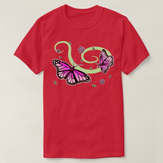 T-shirt Go Go Go Butterfly (Design devant)