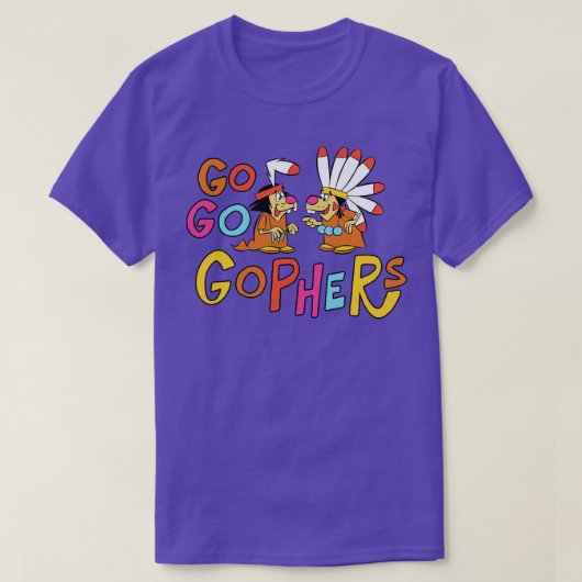 T-shirt Go Go Go Gophers (Design devant)