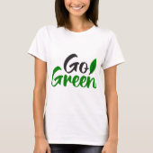 T-shirt Go green (Devant)