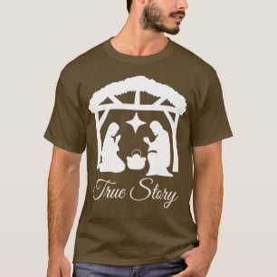 T-shirt Go Jesus Son Anniversaire Vraie Histoire Noël St