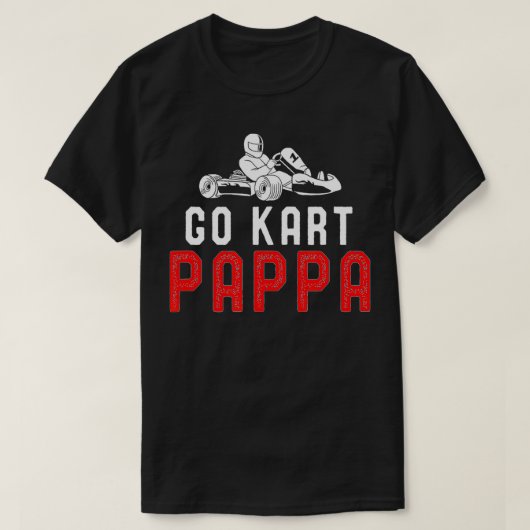 T-shirt Go Kart Papa Mécanicien Commanditaire Conseiller G (Design devant)