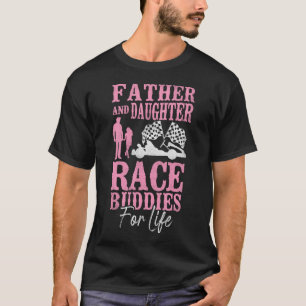 T-shirt Go Kart Père Et Fille Race Buds Pour La Vie