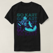 T-shirt Go Kart Racing Go Kart Racer Retro (Design devant)