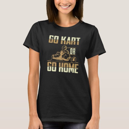 T-shirt Go Kart Racing Men Go Karts (Devant)