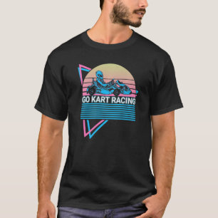 T-shirt Go Kart Racing Retro Gokart