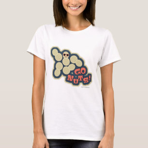 T-shirt Go Nuts Funny Snack Food Dessin Cartographie