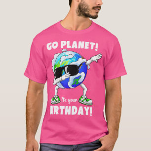 T-shirt Go Planet Son Jour des terres d'anniversaire Dabbi