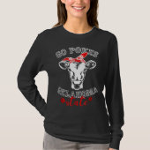 T-shirt Go Pokes Oklahoma State New Cow For Holidays (Devant)