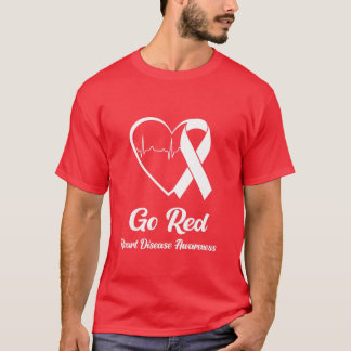 T-shirt Go Red National Heart Disease Awareness