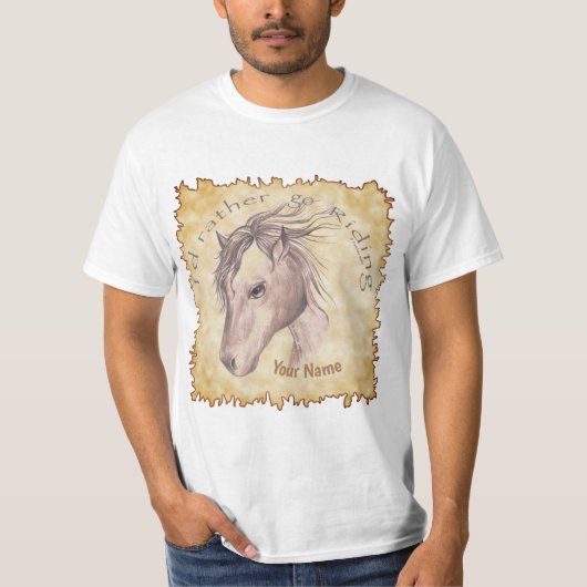 T-shirt Go Riding Horse (Devant)