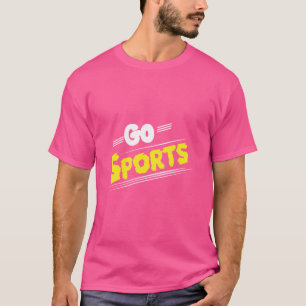 T-shirt Go Sports Drôle Sarcastique Dire Slogan