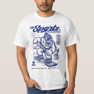 T-shirt Go Sports – Featuring the Yeti
