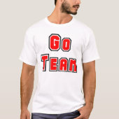T-shirt Go Team Red and Blue (Devant)