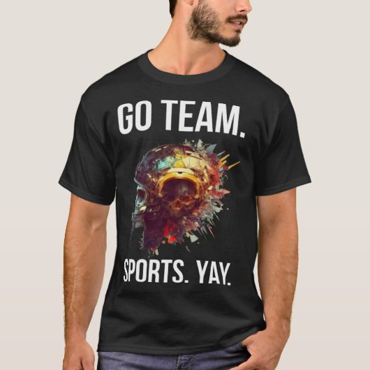 T-shirt Go Team Sports Yay  4 (Devant)