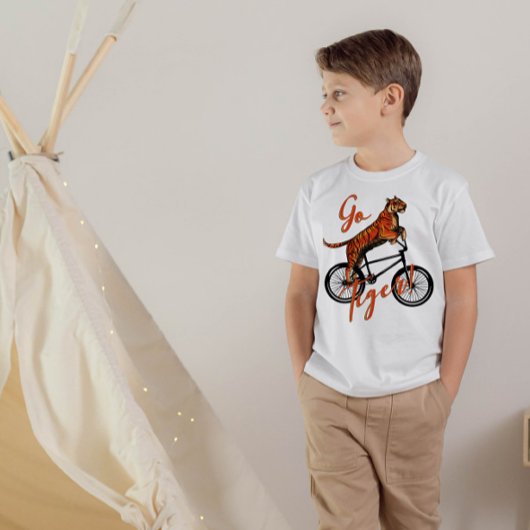 T-shirt Go Tiger Bicycle