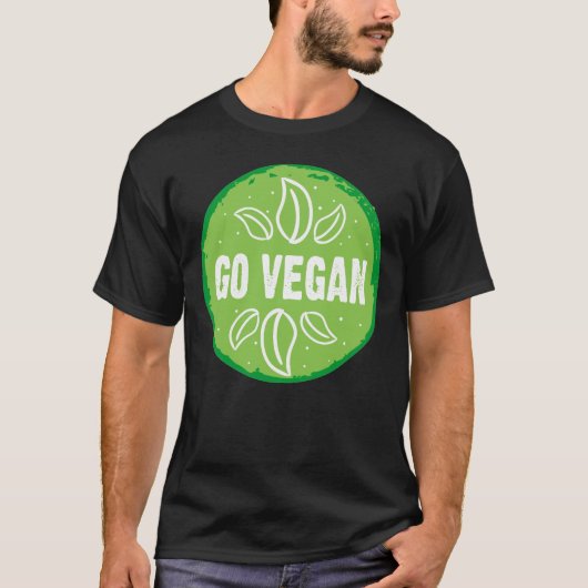 T-shirt Go Vegan (Devant)