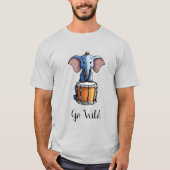 T-shirt Go Wild Elephant (Devant)