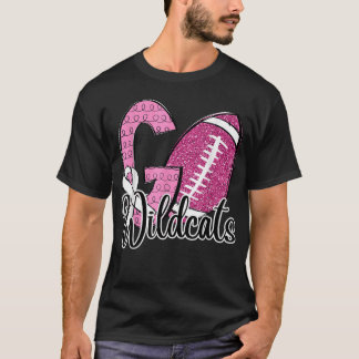 T-shirt Go Wildcats École Sports Ventilateur Esprit Cancer
