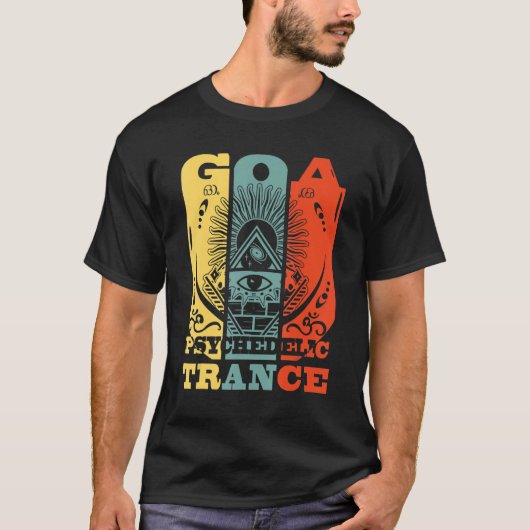 T-shirt Goa Psychedelic Trance Om Psytrance Raver 1 (Devant)