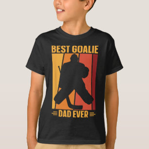 T-shirt Goalie Papa Hockey sur glace Joueur de hockey de h