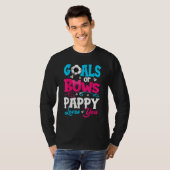 T-shirt Goals Or Bow Keeper Of Gender Pappy Loves You Reve (Devant entier)