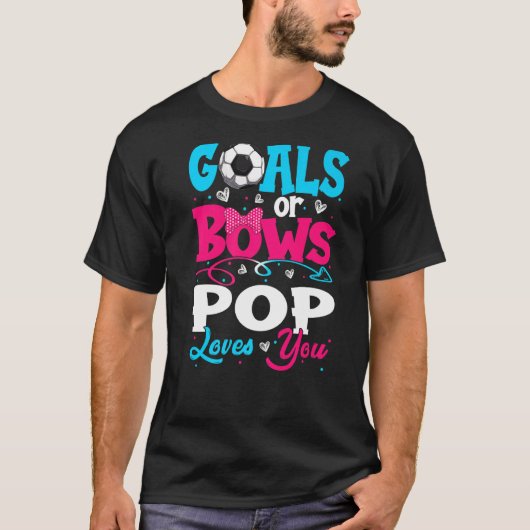 T-shirt Goals Or Bow Keeper Of Gender Pop Loves You Reveal (Devant)