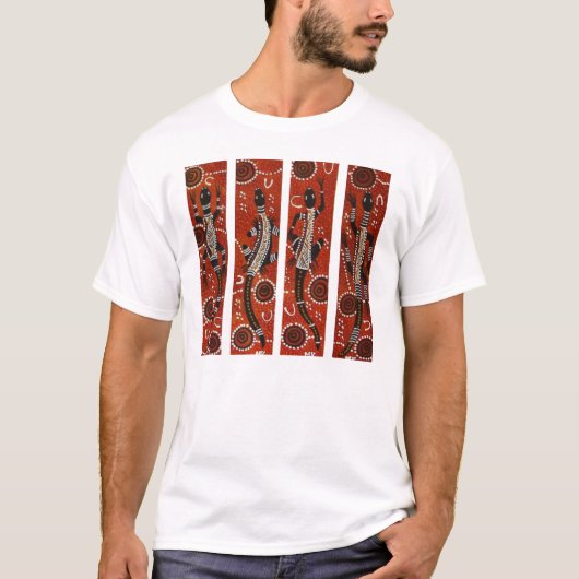 T-shirt Goanna Dreaming (Devant)