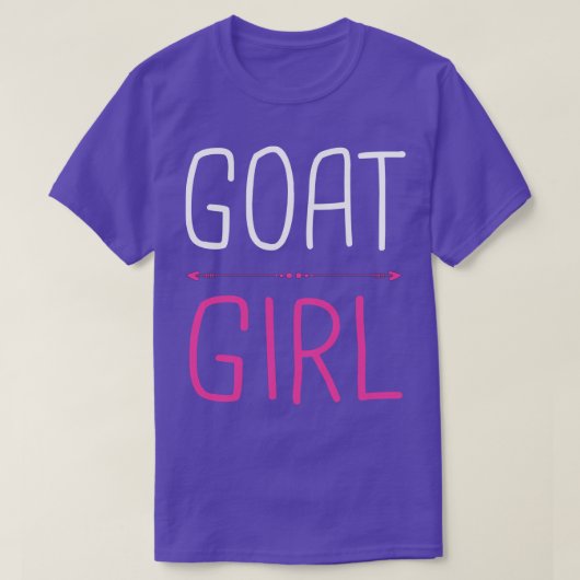 T-shirt Goat Girl I Love Chèvres (Design devant)
