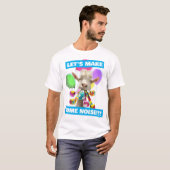 T-shirt Goat with Party Blowers (Devant entier)