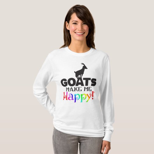 T-shirt GOATS Rends-moi heureux (Devant entier)