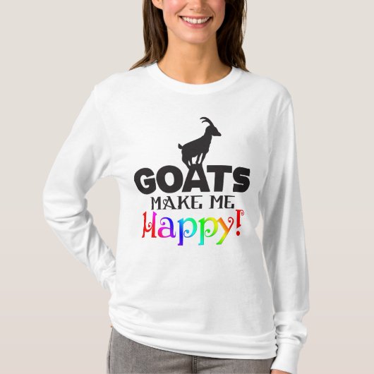 T-shirt GOATS Rends-moi heureux (Devant)