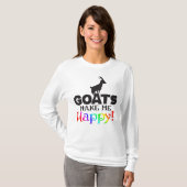 T-shirt GOATS Rends-moi heureux (Devant entier)