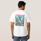 T-shirt Goatzilla : Bêlements et Démolitions V4 (Dos entier)